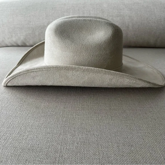 ABCO Off White Rancher Cowboy Hat - Picture 3 of 13